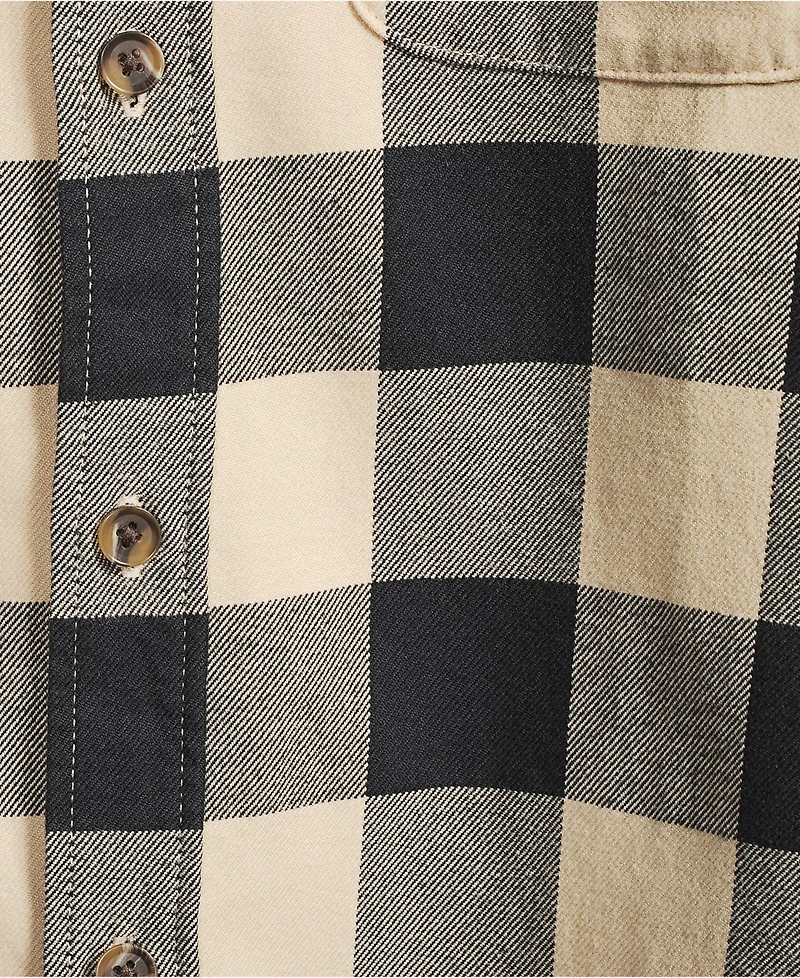 Lands' End Men's Long Sleeve Flagship Flannel Shirt