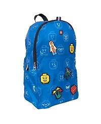 Lego Minifigure Packable Backpack W/ 6 Patches