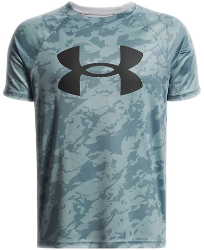 Under Armour Big Boys Tech Logo Printed Short Sleeve T-shirt