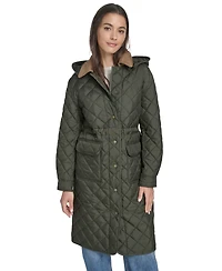 Levi's Women's Regular Diamond Quilted Cinch Waist Coat