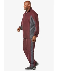 KingSize Big & Tall Long Sleeve Colorblock Tracksuit