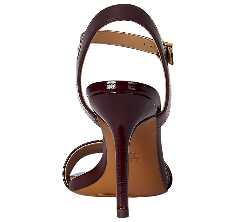 Lauren Ralph Women's Gwen Nappa Stiletto Heel Sandals