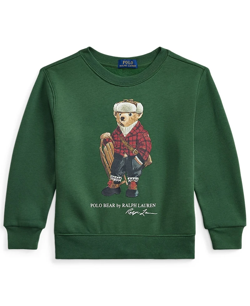 Polo Ralph Lauren Toddler and Little Boys Polo Bear Fleece Sweatshirt