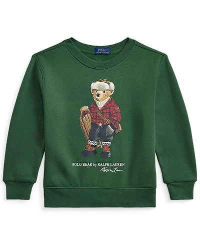 Polo Ralph Lauren Toddler and Little Boys Polo Bear Fleece Sweatshirt