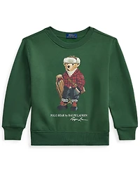 Polo Ralph Lauren Toddler and Little Boys Polo Bear Fleece Sweatshirt