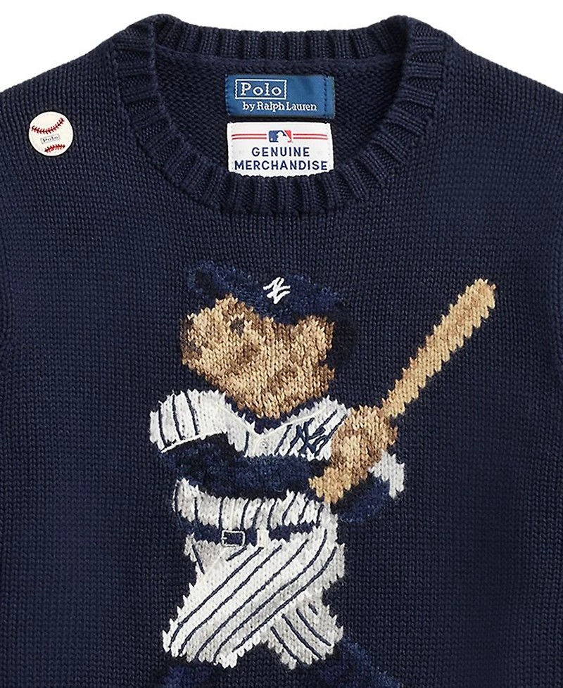 Polo Ralph Lauren Toddler and Little Boys Yankees Bear Sweater