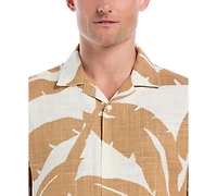 Cubavera Men's Large Palm Print Short Sleeves Shirt