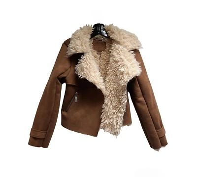 Jou Girls 4-8 Open-Front Collared Neck Jacket