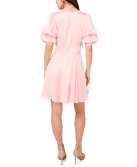 1.state Women's Short Sleeve Mini Dress