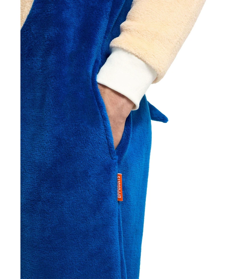 OppoSuits Men's Official Knuckles Union Suit - Sonic the Hedgehog Body for Adults Red