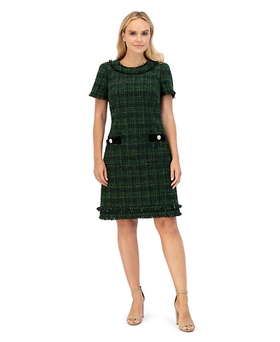 Eliza J Women's Crewneck Short Sleeves Dress