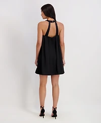 Siena Women's Sleeveless Keyhole Dress