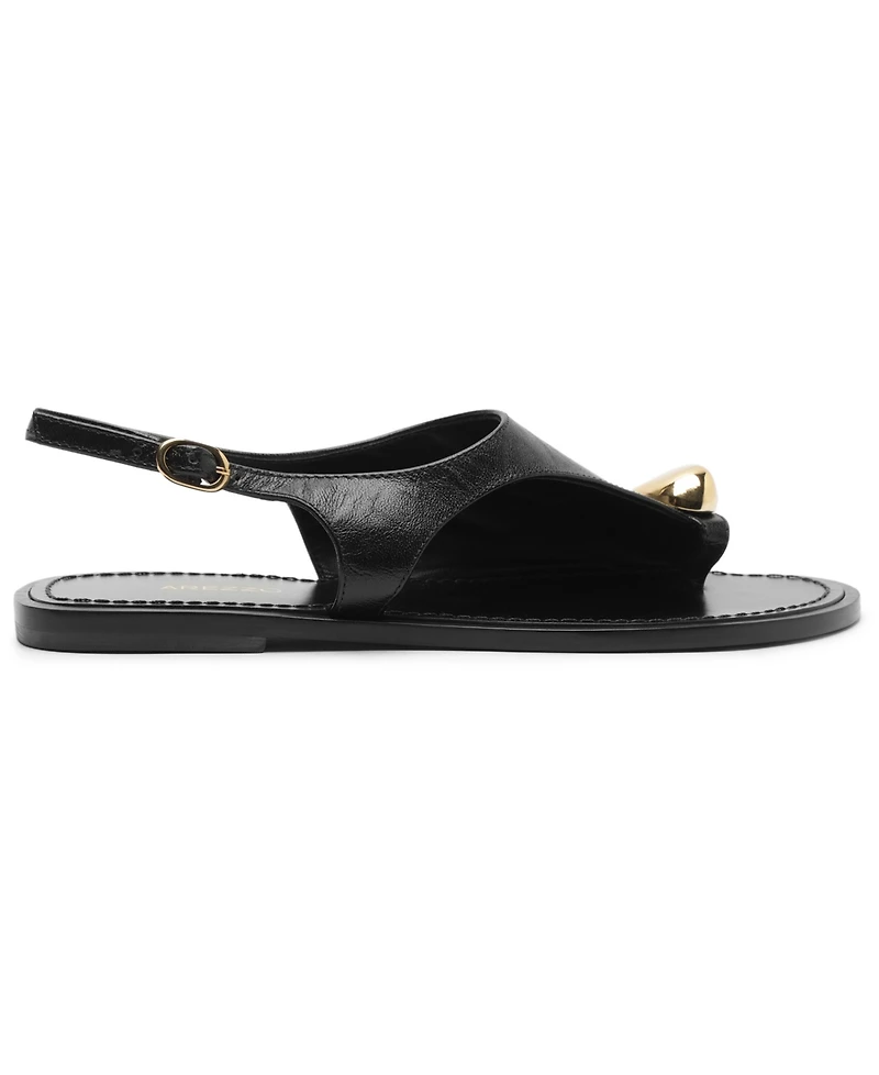 Arezzo Women's Freya Buckle Flat Sandals