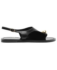 Arezzo Women's Freya Buckle Flat Sandals