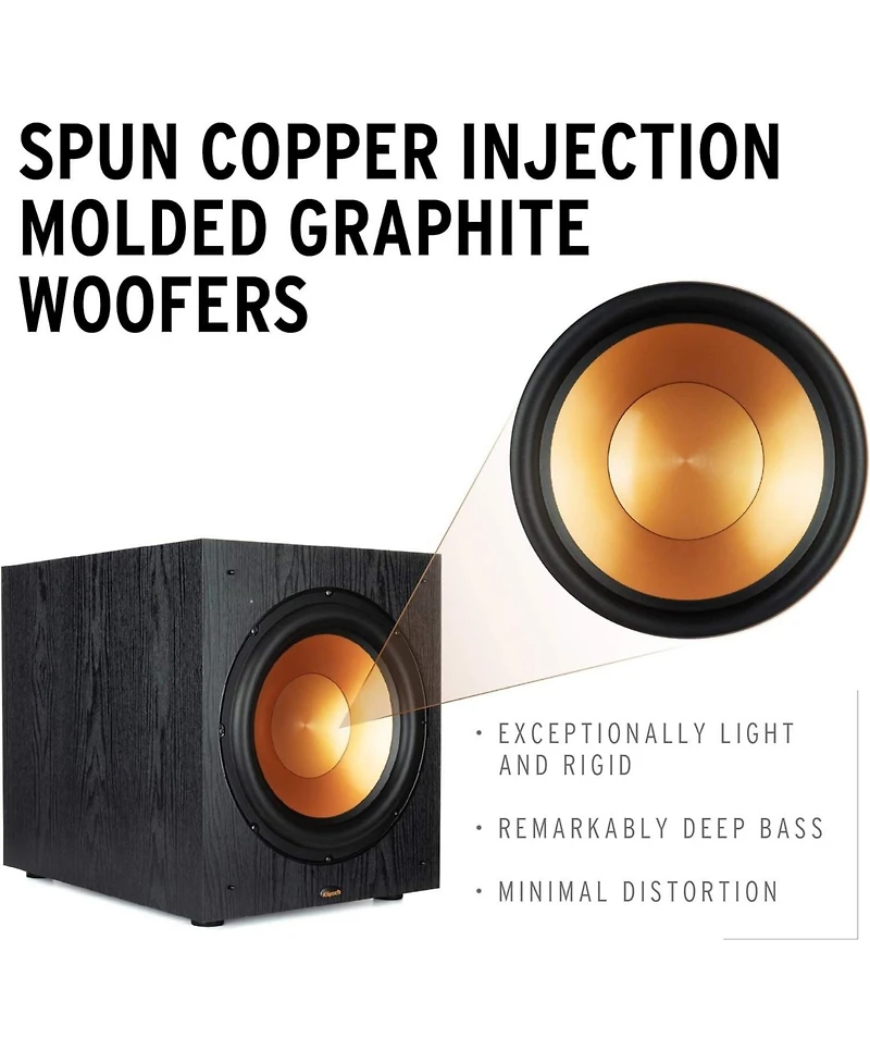 Klipsch Sub-120-black Synergy Black Label Subwoofer Speaker (2020)