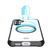 ITSkins Hybrid_R Clear MagSafe Case for Samsung Galaxy S23 Fe