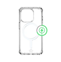 ITSkins Hybrid_R Clear MagSafe Case for Apple iPhone 15 Pro