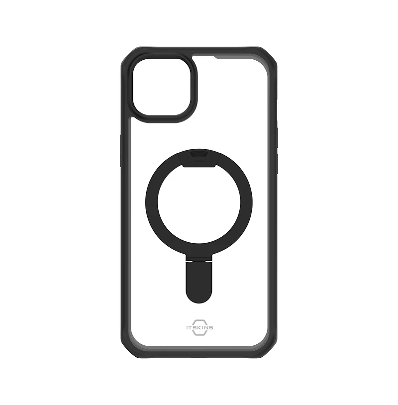 ITSkins Hybrid_R MagSafe Case with Stand for Apple iPhone 15 Plus / iPhone 14 Plus