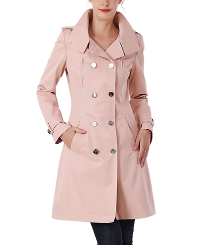 kimi + kai Women's Mid-Length Trench Coat