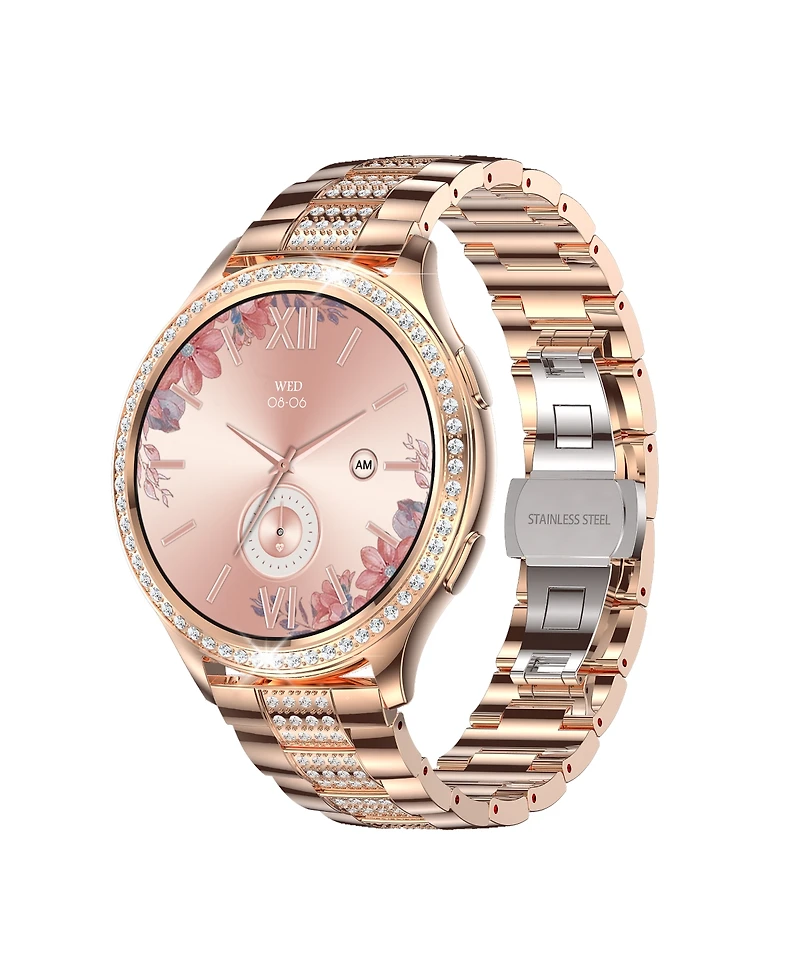 Ruxing Smart 1.32" Smart Watch Sport Multifunctional for Women With Bluetooth Calling Health Monitoring,Intelligent Reminder IP67