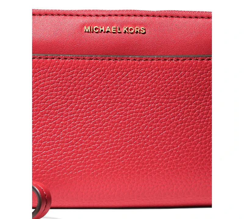 Michael Kors Jet Set Leather Top Zip Convertible Wristlet
