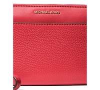 Michael Kors Jet Set Leather Top Zip Convertible Wristlet