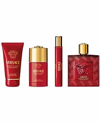 Versace 4-Pc. Men's Eros Flame Eau De Parfum Fragrance Set