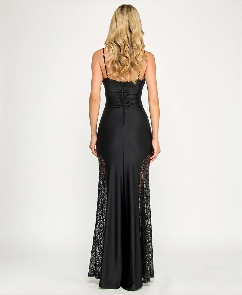 Katia Rae Women's Cowl Neck Maxi Dress