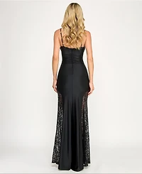 Katia Rae Women's Cowl Neck Maxi Dress