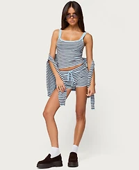 Edikted Women's Lillian Striped Knit Tank Top