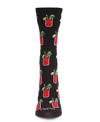 MeMoi Women's Bloody Mary Delight Crew Socks