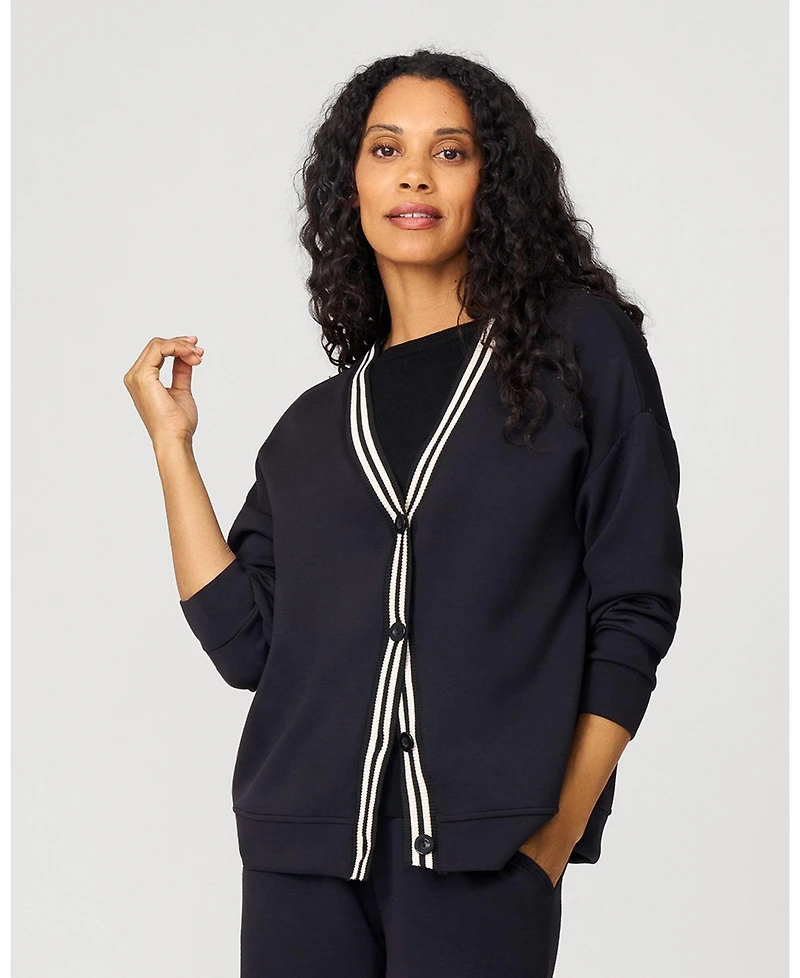 Cable & Gauge Women's Yummy Modal Relaxed Cardigan