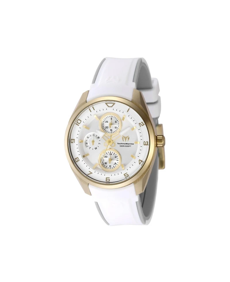 Technomarine Women's Tm-318113 Ocean Quartz Silver Dial Watch