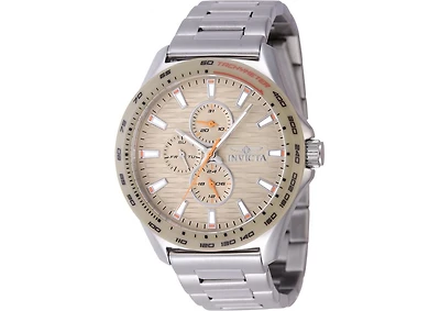 Invicta Men's 47552 Invicta Racing Quartz Chronograph Desert Sand Dial Watch
