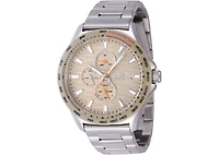 Invicta Men's 47552 Invicta Racing Quartz Chronograph Desert Sand Dial Watch