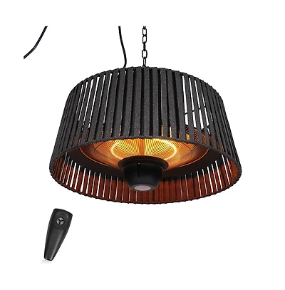 Hanging Heater Lamp, 1500W Waterproof Electric Patio Heater with Remote Control
