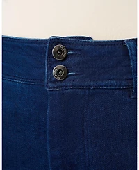 Cable & Gauge Women's Mid Rise Straight Leg Everyday Jean