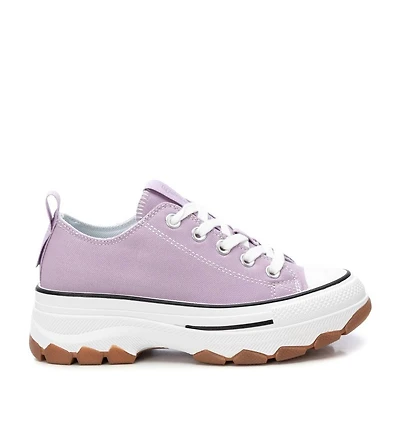 Women's Lace-Up Canvas Sneakers Refresh Collection By Xti