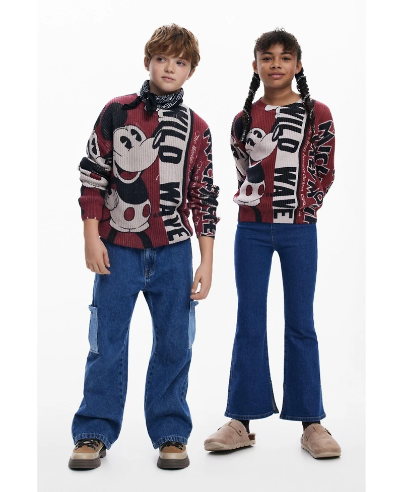Desigual Boys Boys's Mickey Mouse sweater