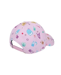 Hello Kitty And Friends Aop Drinks Sublimation On Poly B2 Structured Ball Cap Traditional Adjustable
