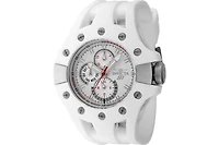 Invicta Men's 48121 S1 Rally Quartz 0 Silver, Red Dial Watch