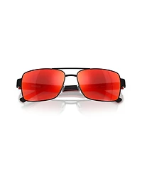 Scuderia Ferrari Men's Rectangle Sunglasses