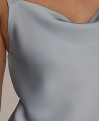 Donna Karan New York Women's Silk Cowl Neck Sleeveless Camisole Top
