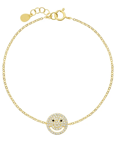 Macy's Cubic Zirconia Bracelet (0.59 ct. t.w.) Sterling Silver (also 14K Gold Over Silver)