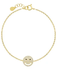 Macy's Cubic Zirconia Bracelet (0.59 ct. t.w.) Sterling Silver (also 14K Gold Over Silver)