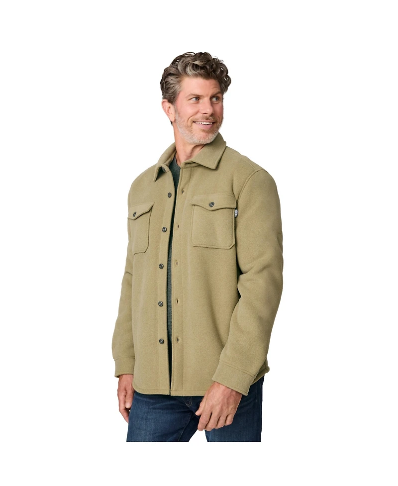 Free Country Men's Sueded Tundra Fleece Shirt Jacket