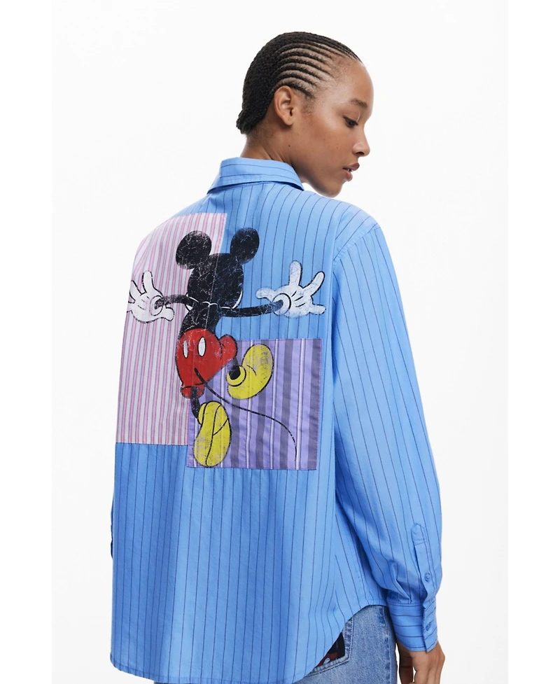 Desigual Women's Mickey striped shirt