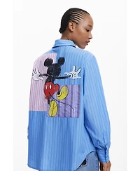 Desigual Women's Mickey striped shirt