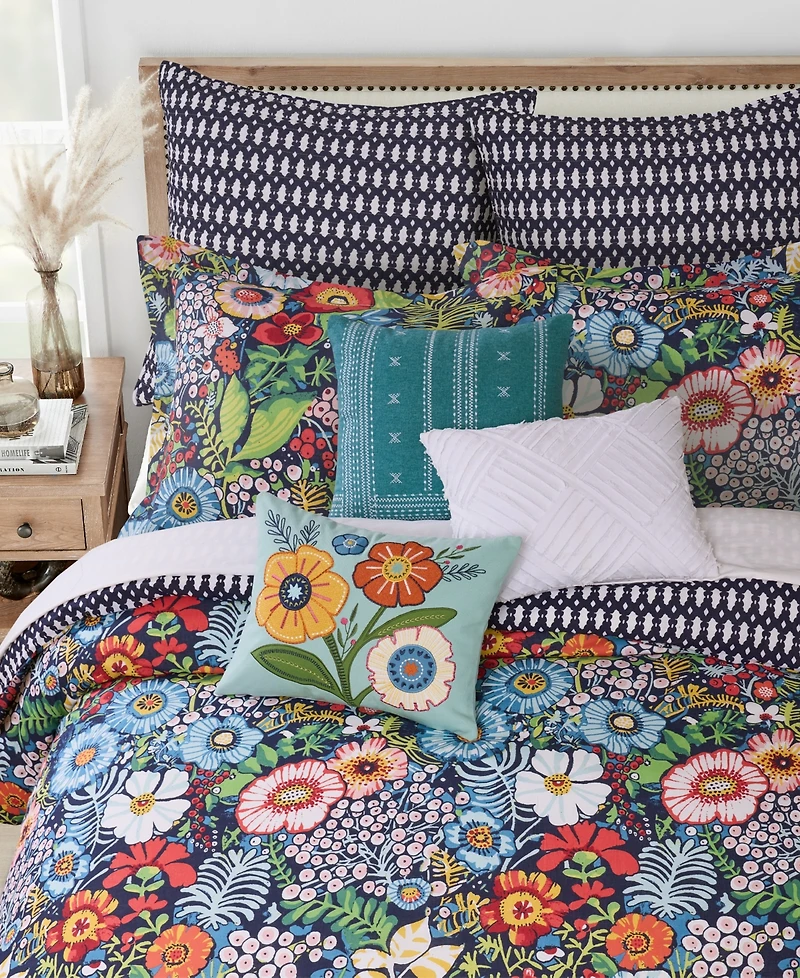 Levtex Home Night Garden Reversible 3-Pc. Duvet Cover Set