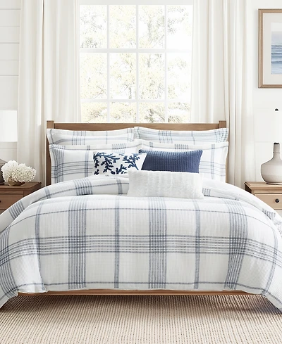 Levtex Home Waffle Plaid 2-Pc. Duvet Cover Set, Twin